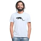Camiseta Tribal Iguana Camisa Personalizada Blusa Adulto Algodão com Poliéster