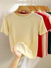 Camiseta Tricotada Sem Mangas Feminina Moda Verão Y2K Preto E Branco Casual Top Fino