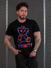 Camiseta Trinity Bear Crown c/ Pedraria - Preto