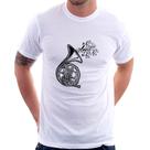 Camiseta Trompa Notas Musicais - Foca na Moda Camiseta Trompa Notas Musicais - Foca na Moda