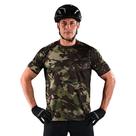 Camiseta Troy Lee Designs FLOWLINE SS Verde Ejército Covert Talle S
