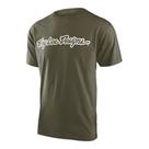 Camiseta Troy Lee Designs Signature Military Green Tamanho P