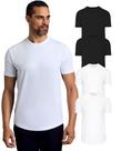 Camiseta True Classic Curved Hem Drop Cut XL, pacote com 4 Camiseta True Classic Curved Hem Drop Cut XL, pacote com 4