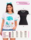 Camiseta Tshirt Feminina Bicicleta Balão 100% Soft Fashion