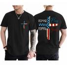 Camiseta Tuislay Christian Stand para The Flag Kneel for The Cross Camiseta Tuislay Christian Stand para The Flag Kneel for The Cross