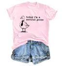 Camiseta Tuislay Today I'm A Serious Goose Funny for Women Camiseta Tuislay Today I'm A Serious Goose Funny for Women