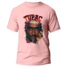 Camiseta Tupac 2pac Rapper Rap camisa Hip Hop 5 Rosa