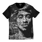 Camiseta Tupac Shakur Estilo Desenho 2pac Rap
