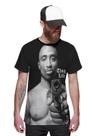Camiseta Tupac Shakur Gangster Thug Life Hip Hop 2Pac