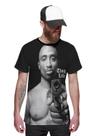 Camiseta Tupac Shakur Gangster Thug Life Hip Hop 2Pac