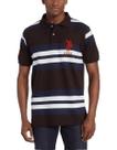 Camiseta U.S. Polo Assn Multi Colored Striped With Big Pony Tamanho G