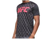 Camiseta UFC Ring Masculina Manga Curta Preta