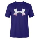 Camiseta Under Armour Big Logo 2.0 SS LAM - Azul