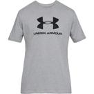 Camiseta Under Armour Sportstyle Logo - Cinza/Preto