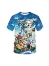 Camiseta Undertales Sans, roupa de rua, blusa moderna de manga curta
