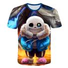Camiseta Undertales Sans, roupa de rua, blusa moderna de manga curta