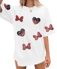 Camiseta UNIQUEONE Magic Kingdom com top de lantejoulas Colorful Castle