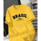 Camiseta Unisex Brasil Copa do Mundo 2026 Camisa 100% Algodão Premium Primavera Verão