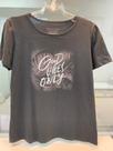 camiseta unisex coloração preta tamanho GG