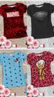 Camiseta unisex estampas diversas