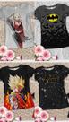 Camiseta unisex estampas diversas