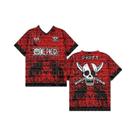Camiseta Unissex 3D One Piece Luffy Anime, Jersey Vintage De Baseball, Streetwear Y2k, Camiseta