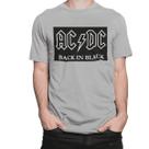 Camiseta Unissex AC/DC Back in Black 100% Algodão Premium Tamanho:GCor:CinzaGenero:Unissex Camiseta Unissex AC/DC Back in Black 100% Algodão Premium Tamanho:GCor:CinzaGenero:Unissex