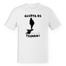 Camiseta Unissex Alerta de tsunami