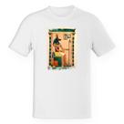 Camiseta Unissex Anubis Papiro Egito Camiseta Unissex Anubis Papiro Egito