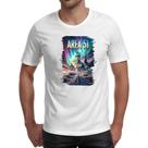 Camiseta Unissex Area 51 Poster Futurista