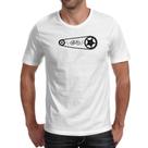 Camiseta Unissex Batimento cardiaco catraca bicicleta