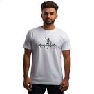Camiseta Unissex Batimento cardiaco esqueleto