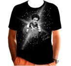 Camiseta Unissex Beato Carlo Acutis Católica Religiosa Preta Vários Tamanhos