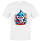Camiseta Unissex Bebe Tubarao Splash