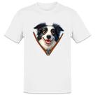 Camiseta Unissex Border Collie no Ziper