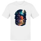 Camiseta Unissex Casa cogumelo dos duendes Camiseta Unissex Casa cogumelo dos duendes