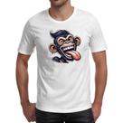 Camiseta Unissex Chimpanze doido