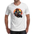 Camiseta Unissex Chimpanze motoqueiro radical II