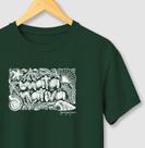 Camiseta unissex - Coleção Costa Nativa - Fundo do Mar - 100% Algodão Sustentável
