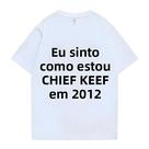 Camiseta Unissex Com Estampa Gráfica Oversized Chief Keef 2012 Meme Hip Hop Camiseta Engraçada De