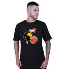 Camiseta Unissex Corvo Jubileu Pipoca Camiseta Unissex Corvo Jubileu Pipoca