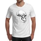 Camiseta Unissex Cranio Chimpanze Grafite Arte