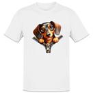 Camiseta Unissex Dachshund no Ziper