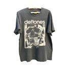 Camiseta Unissex Deftones White Pony Estilo Vintage Em Algodão Preto Carvão De Alta Qualidade Verão