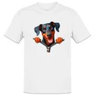 Camiseta Unissex Dobermann no Ziper Camiseta Unissex Dobermann no Ziper