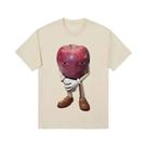 Camiseta Unissex Engraçada Com Meme De Rosto De Maçã, Alta Qualidade, Estilo Retrô Casual, Manga