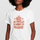 Camiseta Unissex Frase Religiosa Deus Me Proteja Estilo Urbano Confortável Durabilidade Algodão Camiseta Unissex Frase Religiosa Deus Me Proteja Estilo Urbano Confortável Durabilidade Algodão