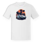 Camiseta Unissex Fusca Branco Sunset