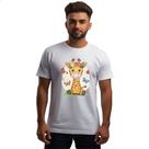 Camiseta Unissex Girafa fofa borboletas