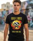 Camiseta Unissex Guns N Roses - Especial World Tour 2026 - Premium Tamanho:PPCor:Preto